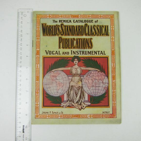 Remick Catalog Worlds Standard Classical Vocal & Instrumental Sheet Music 1910s - Picture 15 of 16